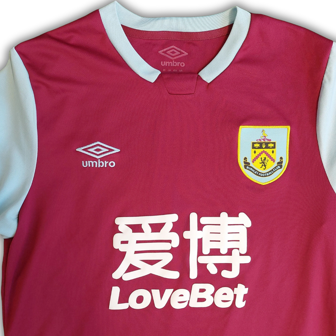 Burnley 2019/20 Home Shirt (Very Good) - Size S