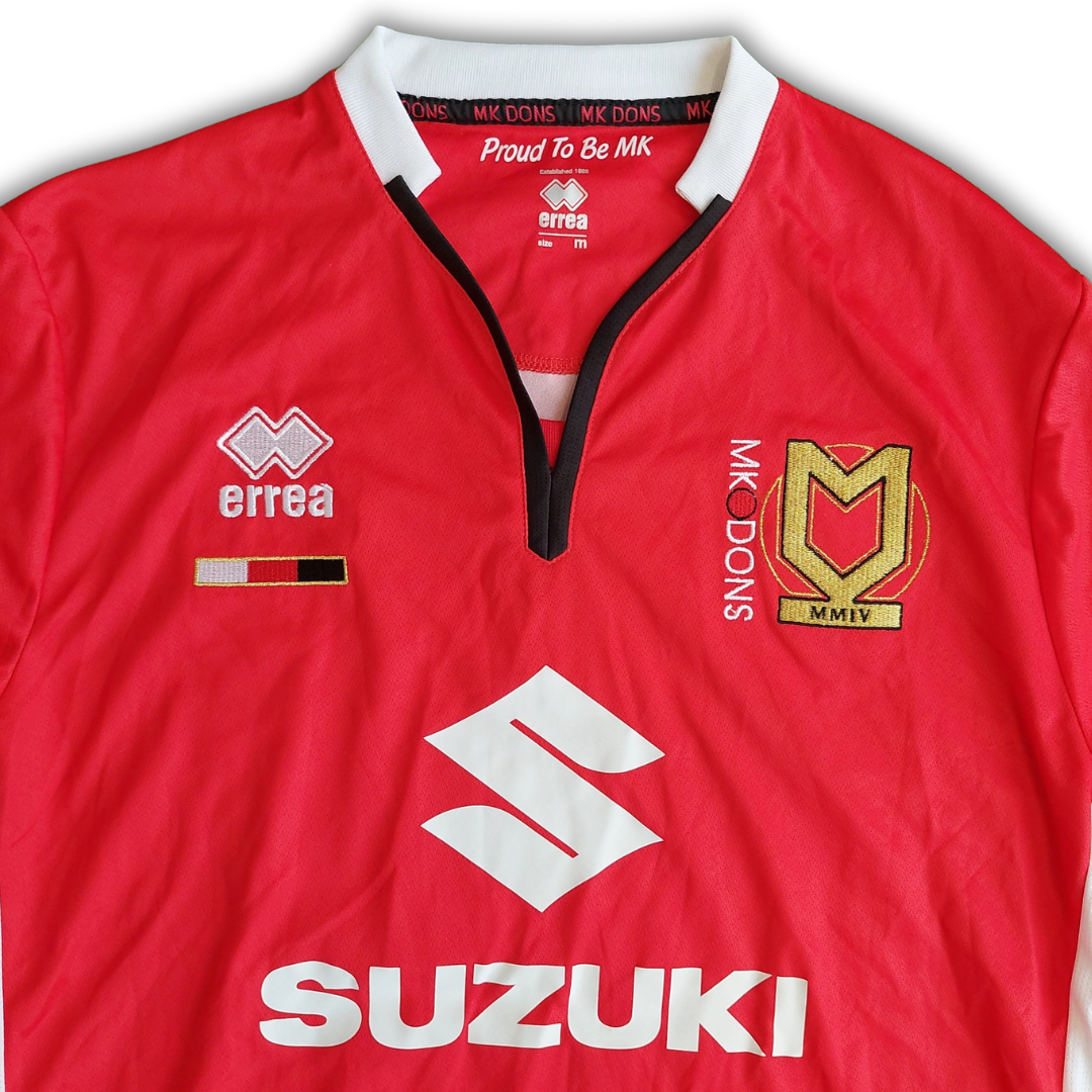 MK Dons 2015/16 L/S Away Shirt (Excellent) - Size M
