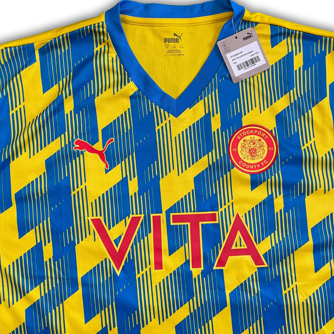 Stockport County 2024/25 Third Shirt (BNWT) - Size 5XL