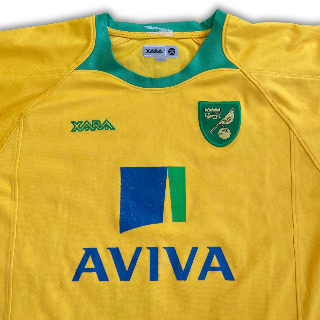 Norwich City 2008/09 L/S Home Shirt (Very Good) - Size S