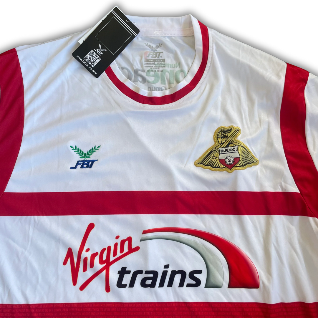 Doncaster Rovers 2017/18 L/S Home Shirt (BNWT) - Size XXL