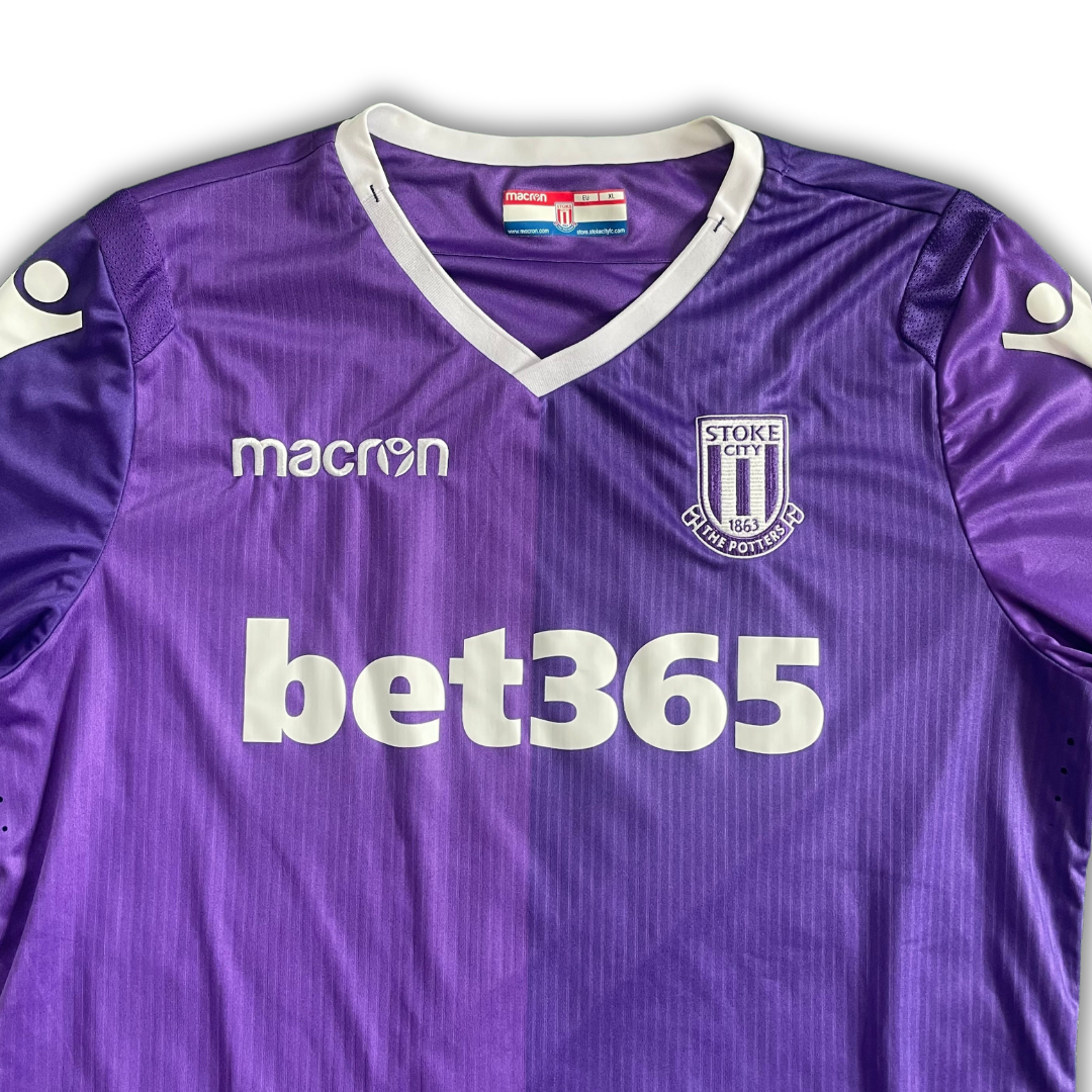 Stoke City 2018/19 L/S Away Shirt (Excellent) - Size XL