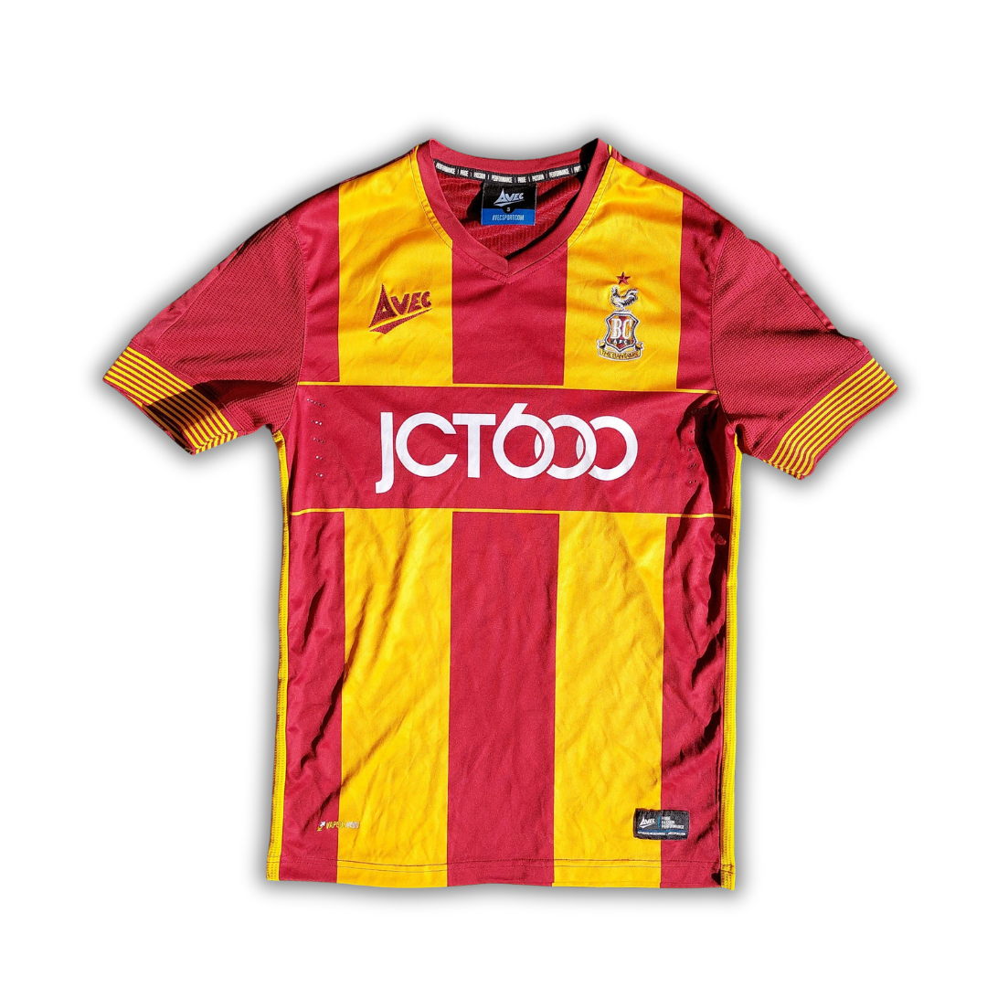 Bradford City 2017/18 Home Shirt (Excellent) - Size S
