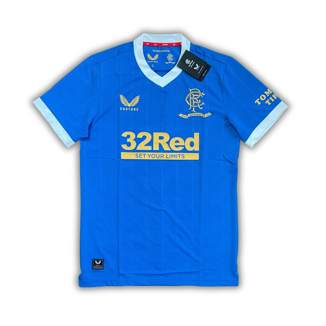 Rangers F.C. 2021/22 *150 Years Anniversary* Player Issue Pro Home Shirt (BNWT) - Size S