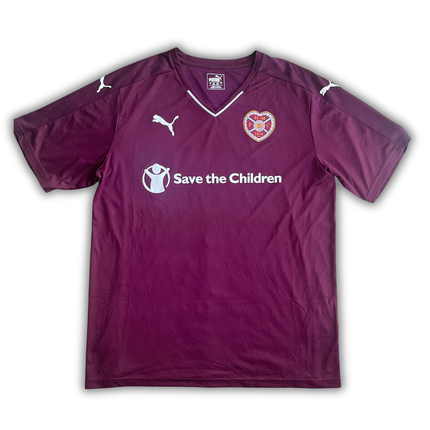 Hearts of Midlothian 2016/17 Home Shirt (Excellent) - Size L