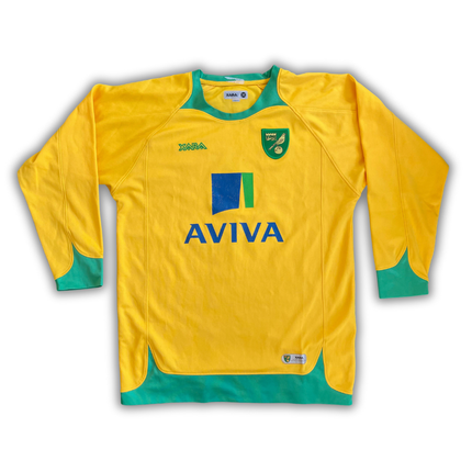 Norwich City 2008/09 L/S Home Shirt (Very Good) - Size S