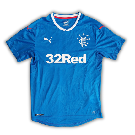 Rangers F.C. 2017/18 Home Shirt (Excellent) - Size M