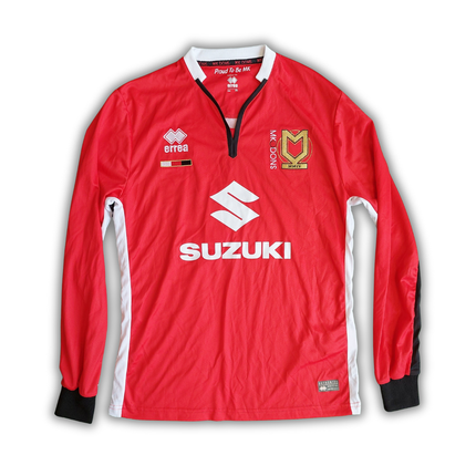 MK Dons 2015/16 L/S Away Shirt (Excellent) - Size M