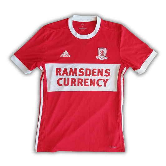 Middlesbrough 2017/18 Home Shirt (Very Good) - Size S