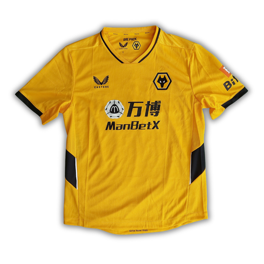 Wolverhampton Wanderers 2021/22 Home Shirt (Excellent) - Size L
