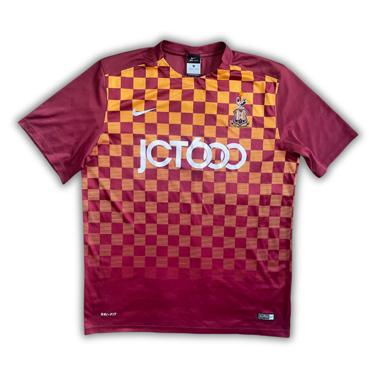Bradford City 2015/16 Home Shirt (Excellent) - Size L