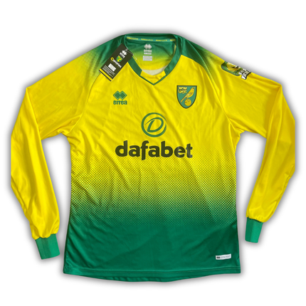 Norwich City 2019/20 L/S Home Shirt (BNWT) - Size 3XL