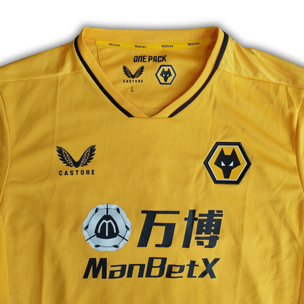 Wolverhampton Wanderers 2021/22 Home Shirt (Excellent) - Size L