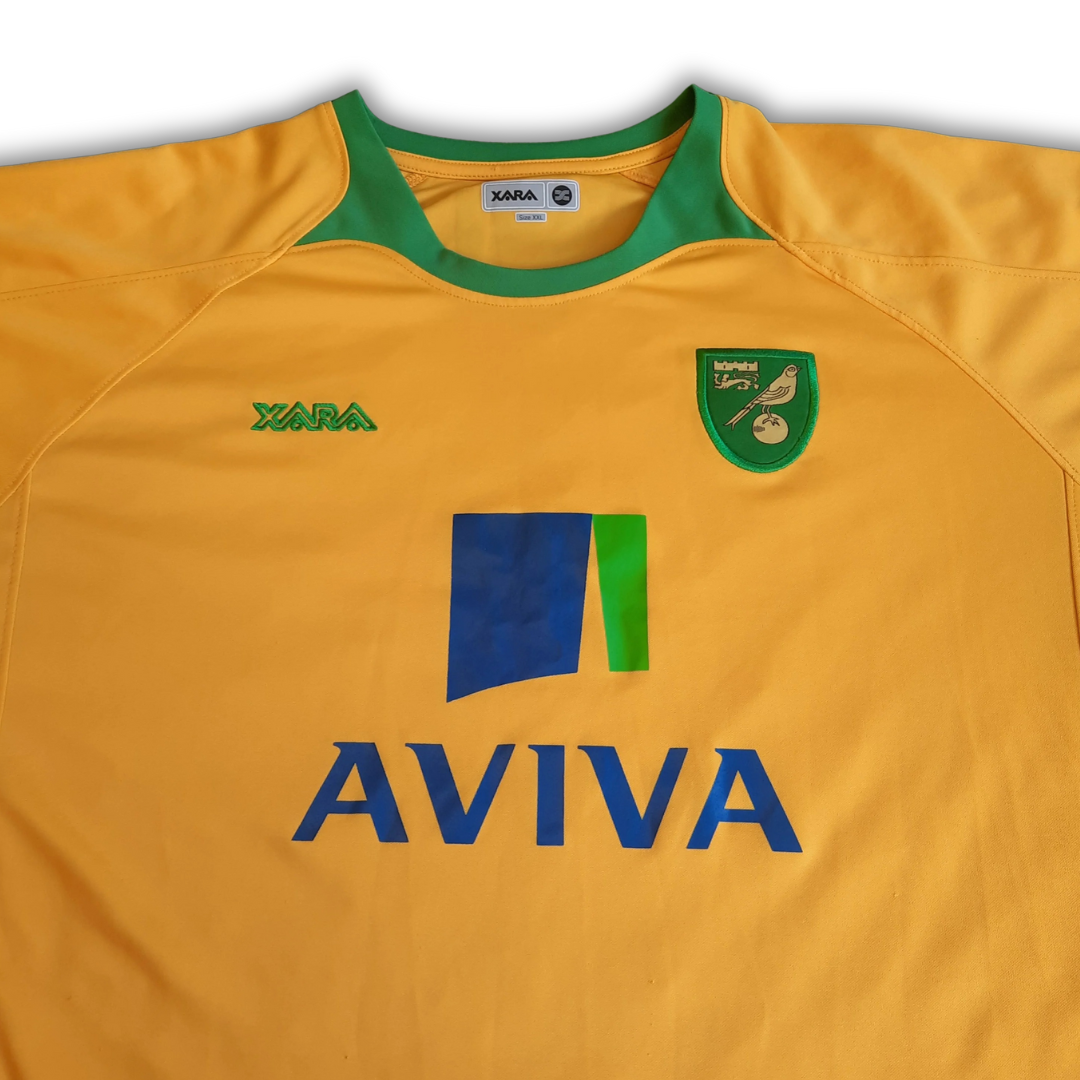 Norwich City 2008/09 Home Shirt (Very Good) - Size XXL