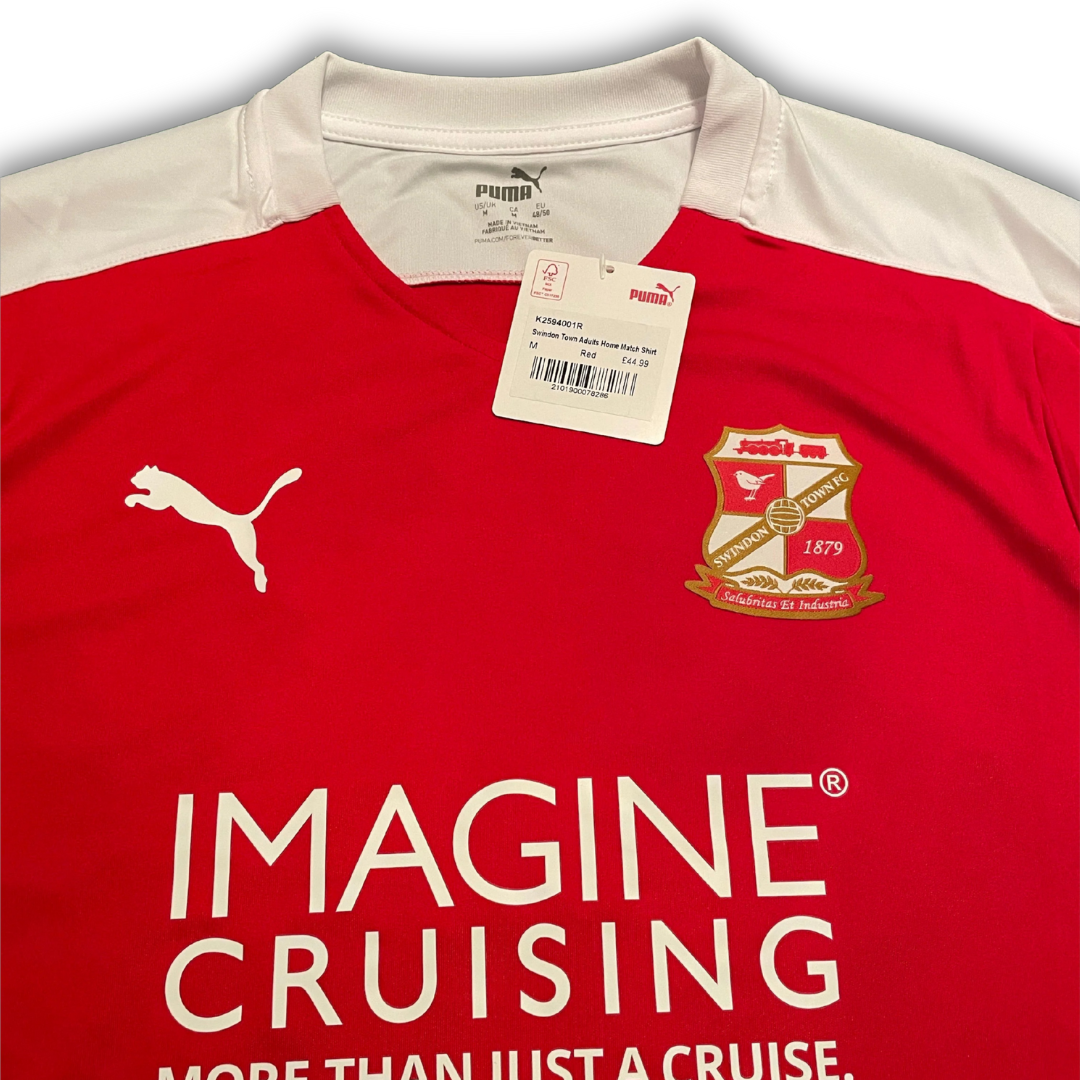 Swindon Town 2020/21 Home Shirt (BNWT) - Size S
