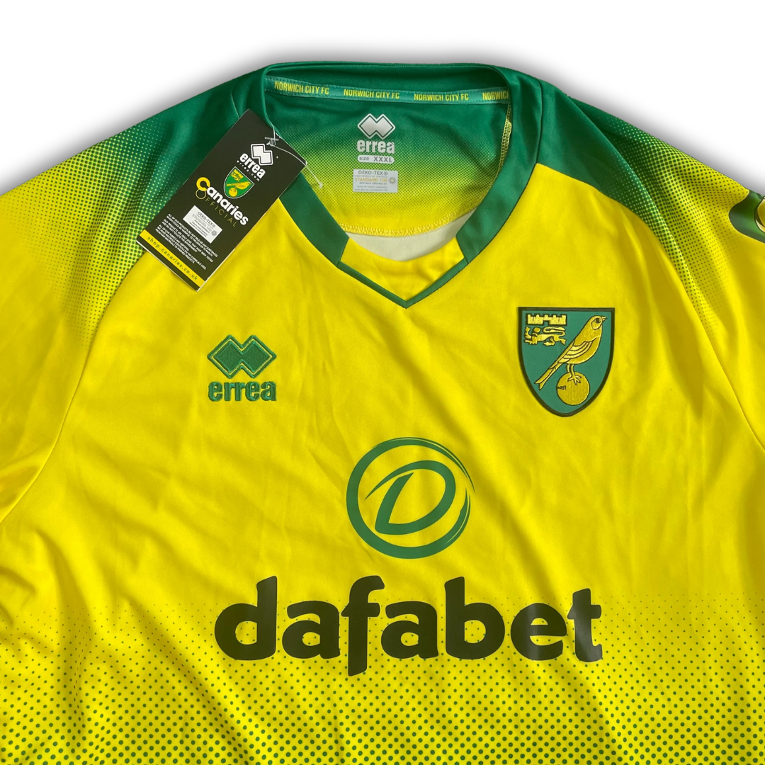 Norwich City 2019/20 L/S Home Shirt (BNWT) - Size 3XL