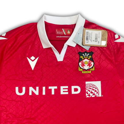 Wrexham 2024/25 L/S Home Shirt (BNWT) - Size S