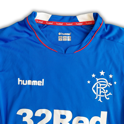 Rangers F.C. 2018/19 L/S Home Shirt (Excellent) - Size M