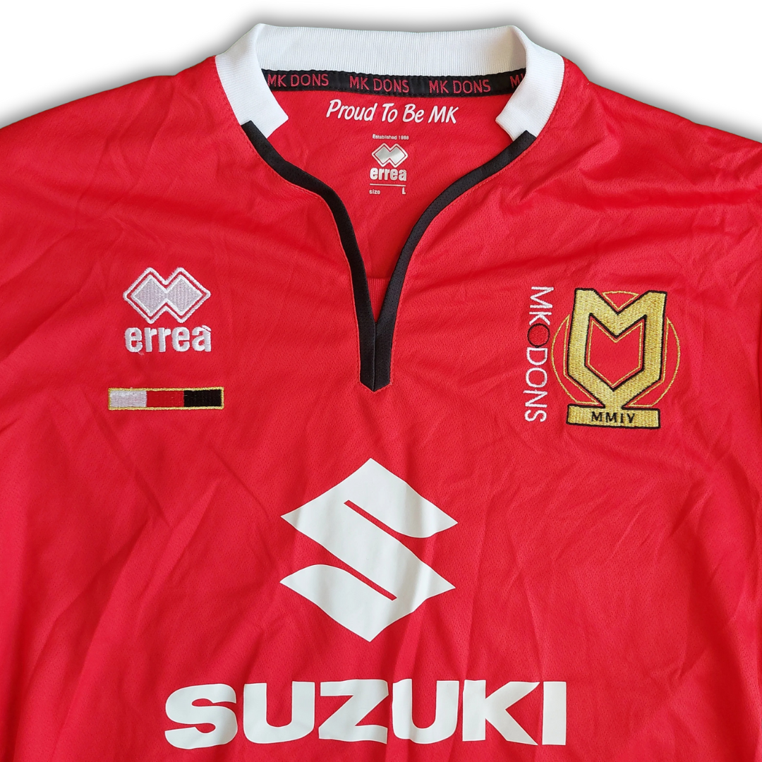 MK Dons 2015/16 L/S Away Shirt (Excellent) - Size L