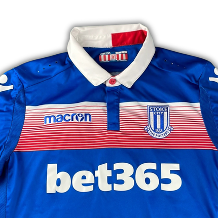 Stoke City 2017/18 L/S Away Shirt (Very Good) - Size S